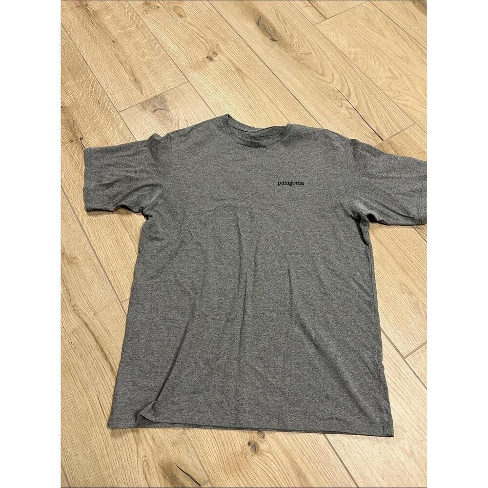 Patagonia Gray Heather Logo T-Shirt